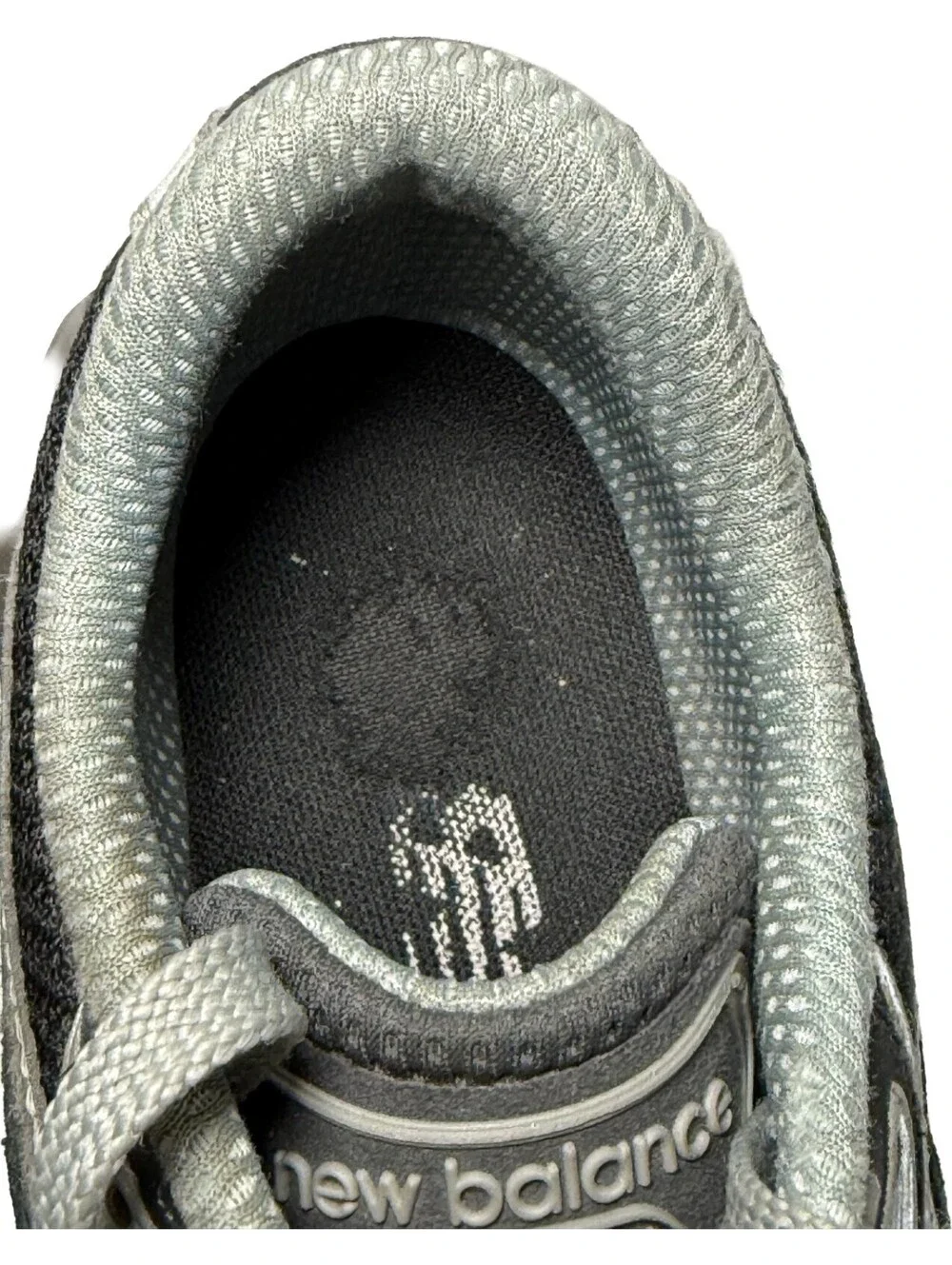 New Balance 990 V6 Black/Grey Kids Sneakers GC990BK6 Size 5Y / 6.5 Womens
